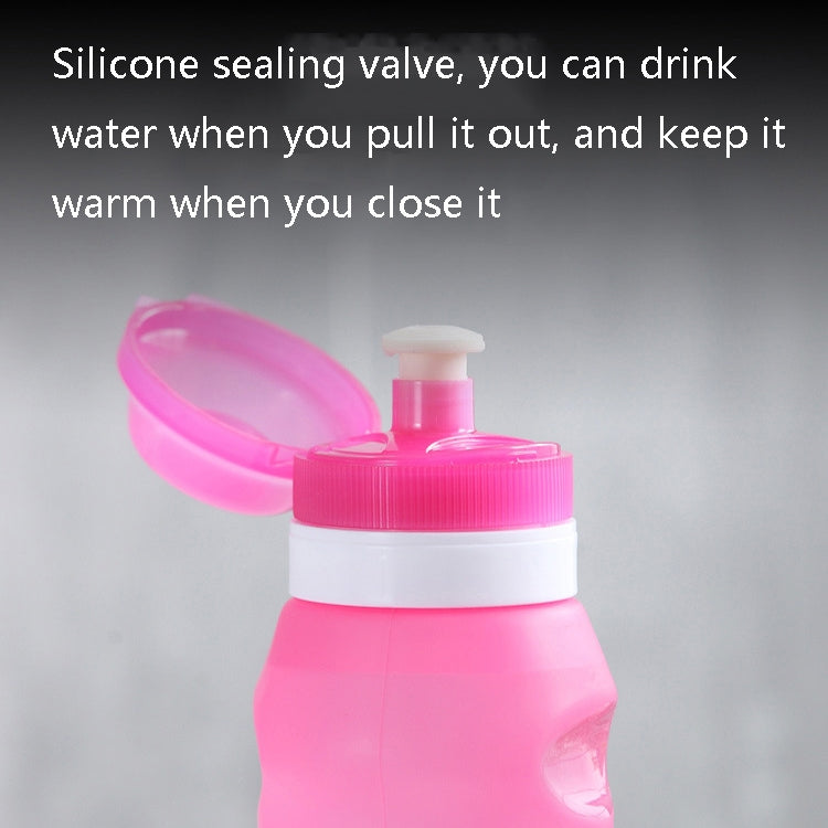 XC-282 600ml Silicone Folding Cup Out Camping Cycling Sports Kettle