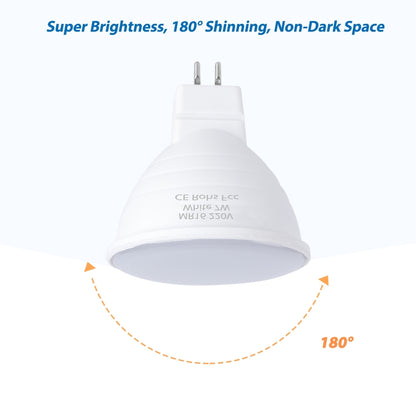 LED Light Cup 2835 Patch Energy-Saving Bulb Plastic Clad Aluminum Light Cup, 5W 6Beads, 7W 12 Beads
