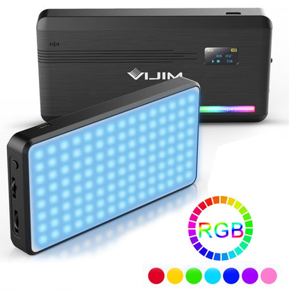 مصباح Ulanzi VIJIM VL196 المحمول للجيب، مزود بإضاءة RGB ملونة كاملة، ومحمول باليد، ومصباح تصوير مباشر، VL196