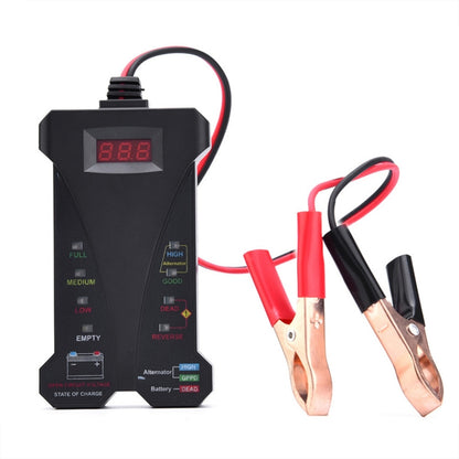 805A 12V Three-In-One Battery Tester Digital Display Tester, Blue, 12V