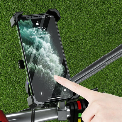 Kewig Motorcycle Outdoor Riding Four-Claw Fixed Mobile Phone Bracket QC3.0 Fast Charging Waterproof Holder, M11-B