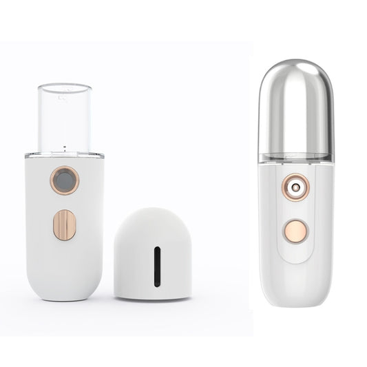 Portable Rechargeable Water Replenishing Device Beauty Humidifying Sprayer, Colour: No. 4 White, No. 4 White