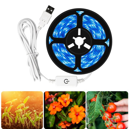 LED Plant Growth Lamp USB Touch Dimming Full Spectroscopy Planting Fill Light, 2 PCS 0.5m Waterproof, 1m Waterproof, 2m Waterproof, 3m Waterproof, 2 PCS 0.5m Non-waterproof, 2 PCS 1m Non-waterproof, 2m Non-waterproof, 3m Non-waterproof