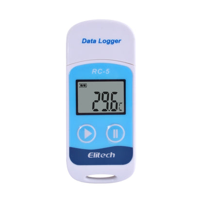 مسجل بيانات درجة الحرارة الرقمي USB TTE35065 للتخزين في المستودعات والمبردات والتخزين البارد والمختبرات، TTE35065