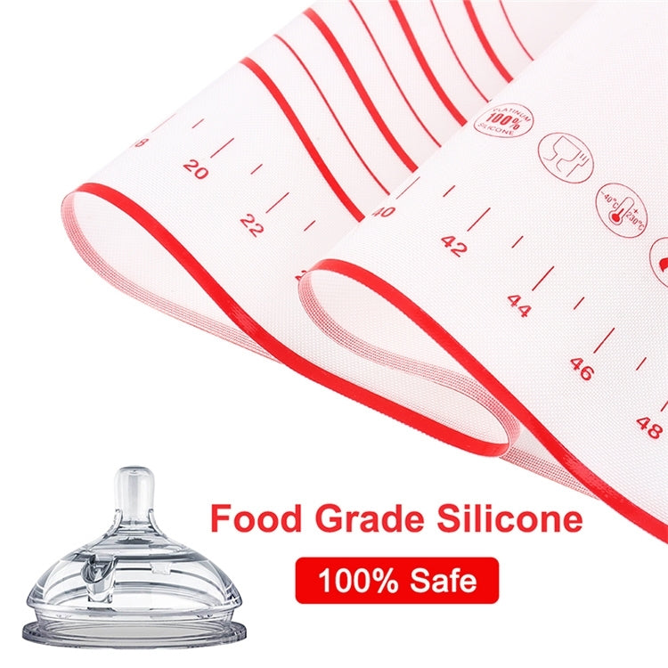60 x 80cm Thickened Teflon Non-Stick Mat Silicone Kneading Baking Non-Slip Mat, 26 x 29cm, 30 x 40cm red, 40 x 50cm, 50 x 60cm, 50 x 70cm, 60 x 60cm, 60 x 80cm