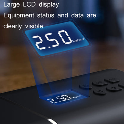 YANTU A31 Car Smart Digital Display Air Pump Electric Portable Tire Pump, Specification：, A31 Wired Version Black, A31 Wireless Version Black