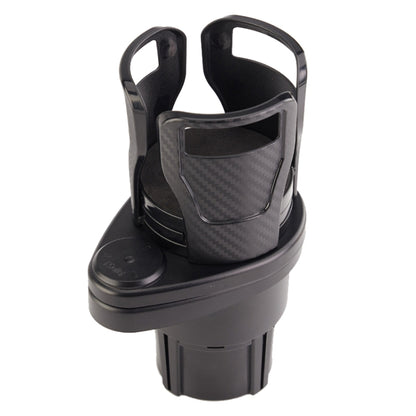 Multi-Function Car Cup Rack Modified Cup Mat Beverage Rack, SB-1099 Matt Black, SB-1099 Carbon Fiber Black
