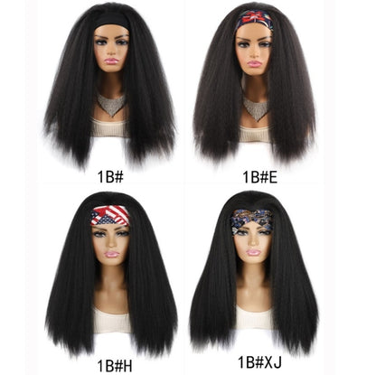 Turban Headband Corn Beard Long Hair Wig Headgear, True Color 1B #, Flowers 1B # E, Stars Stripes 1B # H, 1B # XJ, 1B # XC, 1B # XK, 1B # XG, 4 # XC, 4 # XG, 4 # XK, 4 # XJ, BUG # 0, BUG # H, BUG # XG, BUG # C, BUG # XC, 18C # O, 18C # H, 18C # E, 18C ...