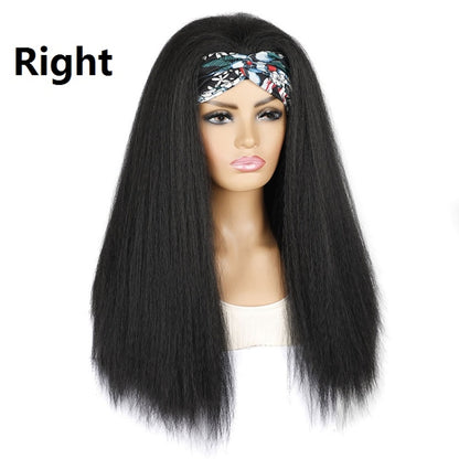 Turban Headband Corn Beard Long Hair Wig Headgear, True Color 1B #, Flowers 1B # E, Stars Stripes 1B # H, 1B # XJ, 1B # XC, 1B # XK, 1B # XG, 4 # XC, 4 # XG, 4 # XK, 4 # XJ, BUG # 0, BUG # H, BUG # XG, BUG # C, BUG # XC, 18C # O, 18C # H, 18C # E, 18C ...