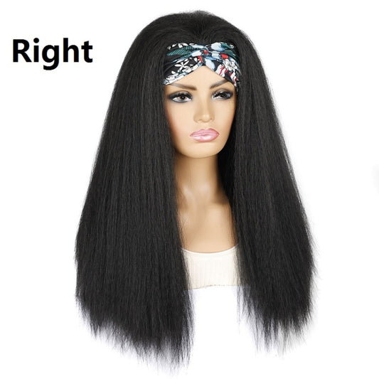 Turban Headband Corn Beard Long Hair Wig Headgear, True Color 1B #, Flowers 1B # E, Stars Stripes 1B # H, 1B # XJ, 1B # XC, 1B # XK, 1B # XG, 4 # XC, 4 # XG, 4 # XK, 4 # XJ, BUG # 0, BUG # H, BUG # XG, BUG # C, BUG # XC, 18C # O, 18C # H, 18C # E, 18C ...