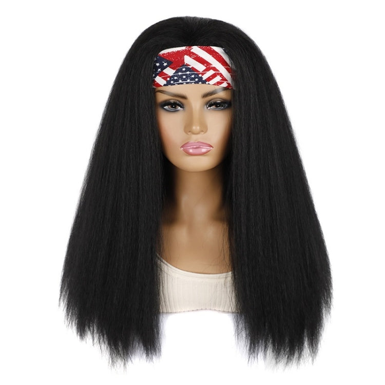 Turban Headband Corn Beard Long Hair Wig Headgear, True Color 1B #, Flowers 1B # E, Stars Stripes 1B # H, 1B # XJ, 1B # XC, 1B # XK, 1B # XG, 4 # XC, 4 # XG, 4 # XK, 4 # XJ, BUG # 0, BUG # H, BUG # XG, BUG # C, BUG # XC, 18C # O, 18C # H, 18C # E, 18C ...