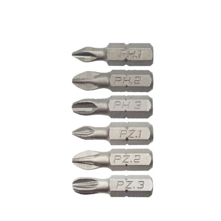 7PCS/set PH2 Strong Magnetic Hand Drill Screwdriver Mouth Anti-Slip Screwdriver Bit, 7PCS/set PH2, 6PCS/set 25mm, 7PCS/set 50mm, 12 PCS/set 50mm