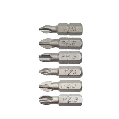 7PCS/set PH2 Strong Magnetic Hand Drill Screwdriver Mouth Anti-Slip Screwdriver Bit, 7PCS/set PH2, 6PCS/set 25mm, 7PCS/set 50mm, 12 PCS/set 50mm