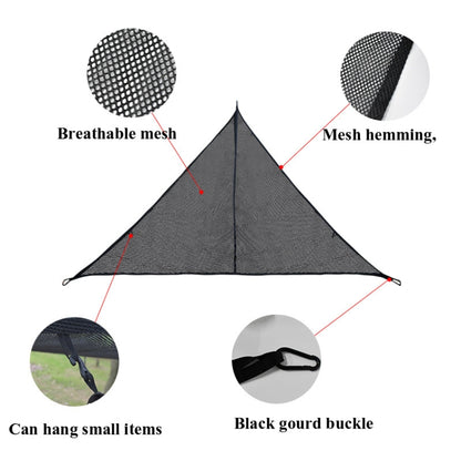 Outdoor Multi-person Hammock Large Sky Tree Tent Aerial Camping Hammock Triangle Hammock,