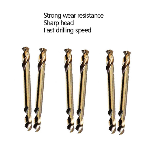 5pcs M35 Cobalt-Containing Twist Drill Bit High-Speed Steel Double Head Metal Steel Plate Expansion Hole Drill, Model: Double Head 3.0mm, Double Head 3.0mm, Double Head 3.2mm, Double Head 3.5mm, Double Head 4.0mm, Double Head 4.2mm, Double Head 4.5mm��...