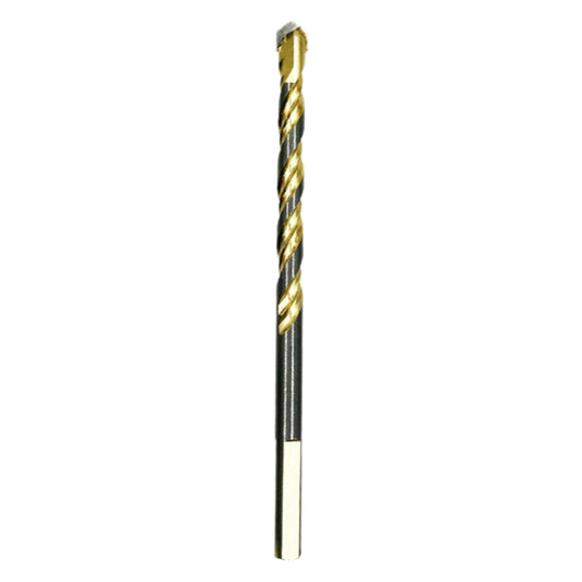 6mm Titanium-Plated King Drill Porcelain Brick Glass Brick Drill Punched Twist Triangle Drill, 6mm, 8mm, 10mm, 12mm, 6mm+8mm+10mm+12mm, 6mm+6mm+8mm+10mm+12mm