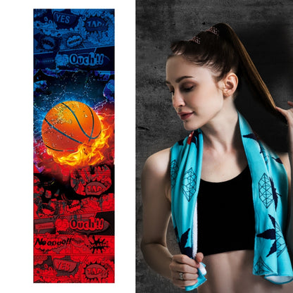 Fitness Cold Towel Outdoor Sports Cooling Quick-Drying Towel, Size: 100 x 30cm