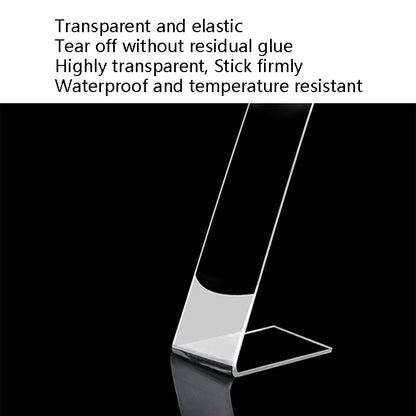 Transparent Double-Sided Adhesive Nanotic Tape Water Washing Non-Trace Tape, 1x30x1000mm, 1x30x2000mm, 1x30x3000mm, 2x30x1000mm, 2x30x2000mm, 2mm x 3cm x 3m, 2x30x5000mm