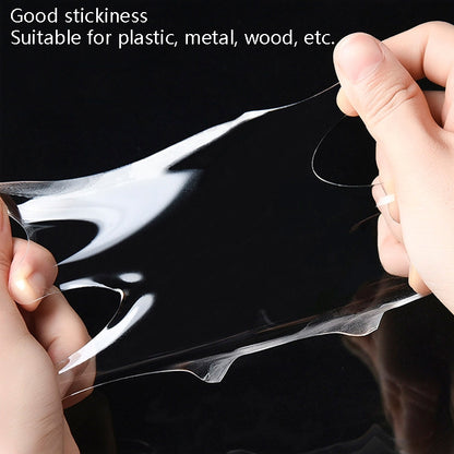Transparent Double-Sided Adhesive Nanotic Tape Water Washing Non-Trace Tape, 1x30x1000mm, 1x30x2000mm, 1x30x3000mm, 2x30x1000mm, 2x30x2000mm, 2mm x 3cm x 3m, 2x30x5000mm