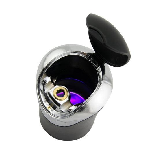 N10 Mini Car Loaded Ashtray With Lamp And Cover Car Supplies, Mini Car Loaded Ashtray