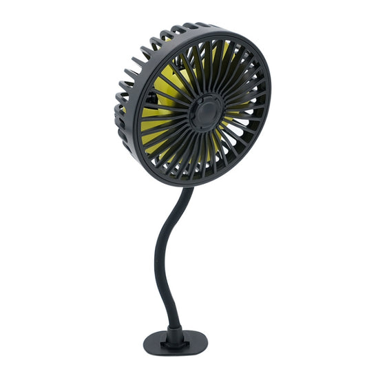 F408 Car Silicone Hose Fan Multi-Angle Adjustment USB Fan, F408