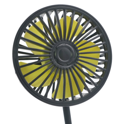 F408 Car Silicone Hose Fan Multi-Angle Adjustment USB Fan, F408