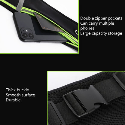 MF-008 Outdoor Sports Fitness Waterproof Waist Bag Phone Pocket, Style: