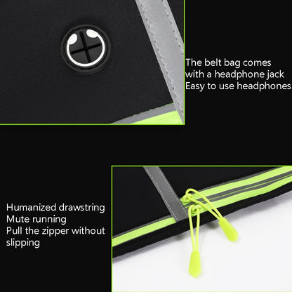 MF-008 Outdoor Sports Fitness Waterproof Waist Bag Phone Pocket, Style: