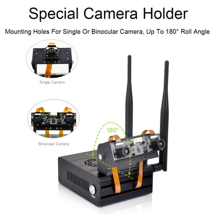 Waveshare 25334 For Jetson Orin Aluminum Alloy Case With Camera Holder