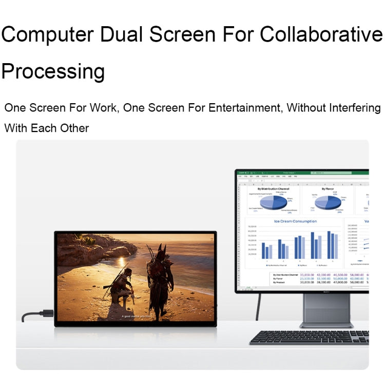 Waveshare 13.3 Inch 2K 2560×1440 HDMI/Type-C Display Interface AMOLED Touch Display