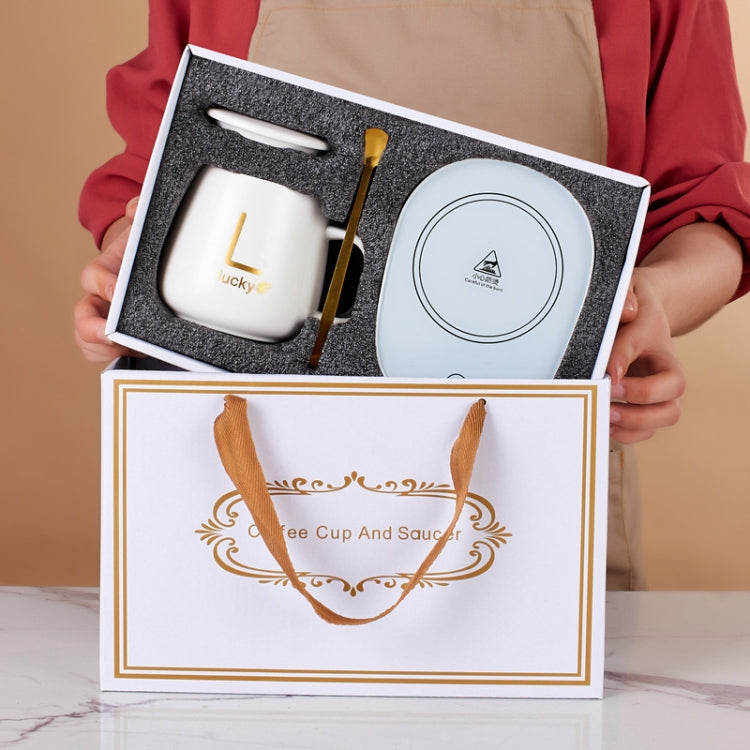 Constant Temperature Heating Smart Ceramic Coffee Cup Set, USB Plug(Pink+Gift Box), USB Plug(White+Gift Box), USB Plug(Red+Gift Box)