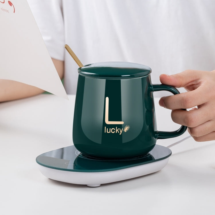 Constant Temperature Heating Smart Ceramic Coffee Cup Set, USB Plug(Pink+Gift Box), USB Plug(White+Gift Box), USB Plug(Red+Gift Box)