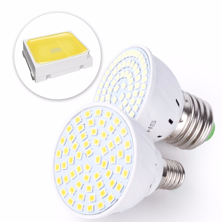 LED Concentrating Plastic Lamp Cup Household Energy-saving Spotlight, 7W E14 60 LEDs, 7W E27 60 LEDs