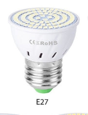 LED Concentrating Plastic Lamp Cup Household Energy-saving Spotlight, 7W E14 60 LEDs, 7W E27 60 LEDs