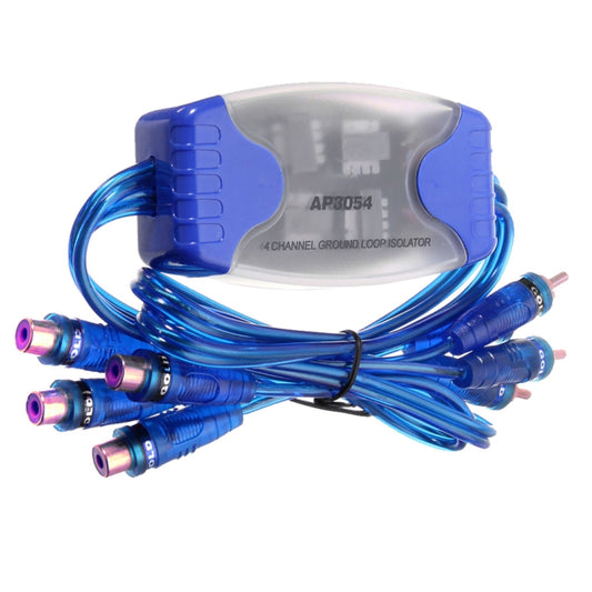 فلتر الصوت 4RCA يزيل الضوضاء الصوتية لتحسين جودة الصوت. فلاتر صوت السيارة، فلتر الصوت 4RCA