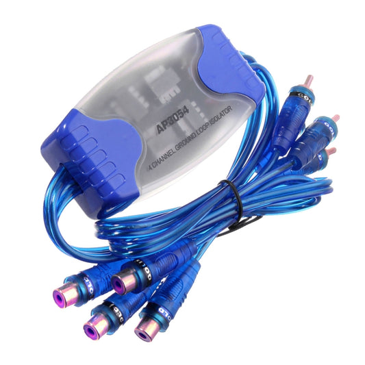 فلتر الصوت 4RCA يزيل الضوضاء الصوتية لتحسين جودة الصوت. فلاتر صوت السيارة، فلتر الصوت 4RCA