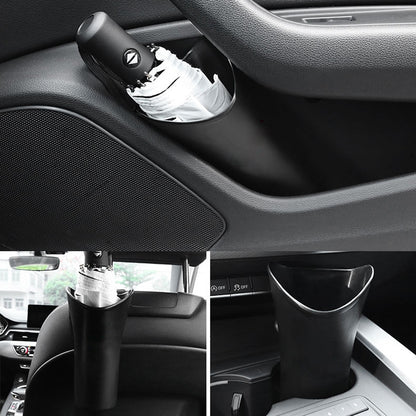 Car Umbrella Holder Waterproof Storage Bucket With Hook Clip, Car Umbrella Storage Bucket
