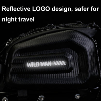 WILD MAN GD5 4L Bicycle EVA Hard Shell Rack Tail Bag Outdoor Cycling Equipment