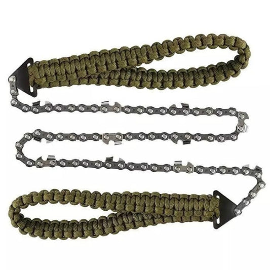 Outdoor Sports Hand Chainsaws Braided Umbrella Rope Camping Survival Pocket Saw
