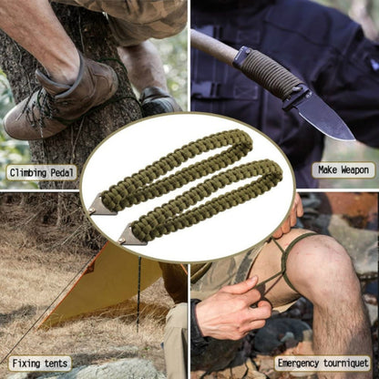 Outdoor Sports Hand Chainsaws Braided Umbrella Rope Camping Survival Pocket Saw