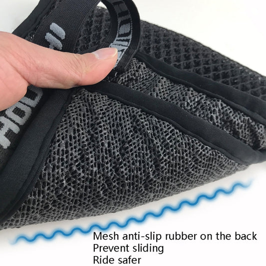 HOUZHI MTZT1010 Motorcycle Sun Insulation Cushion 3D Grid Breathable Sweating Cool Seat Cover, Style:, Single Layer S, Single Layer M, Single Layer L, Single Layer XL, Double Layer S, Double Layer M, Double Layer L, Double Layer XL