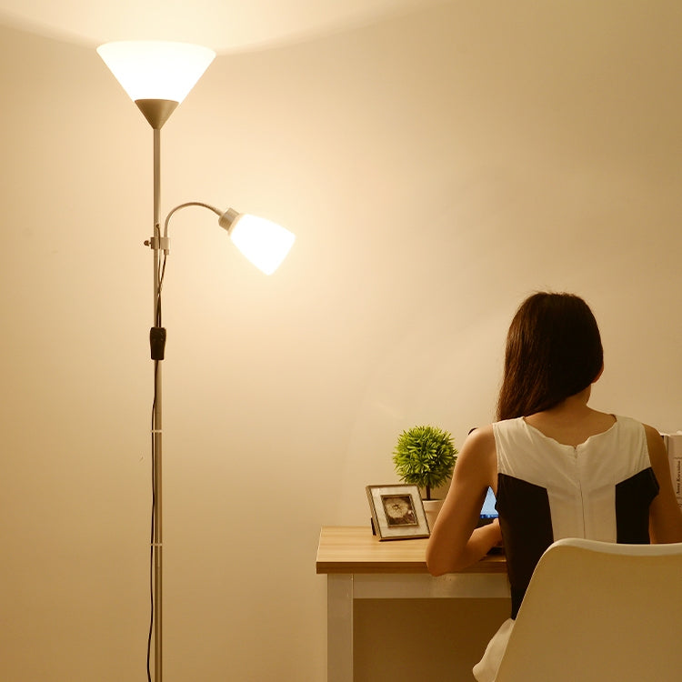Double Head LED Eye Protection Mother and Son Floor Lamp Living Room Bedroom Bedside Vertical Table Lamp CN Plug