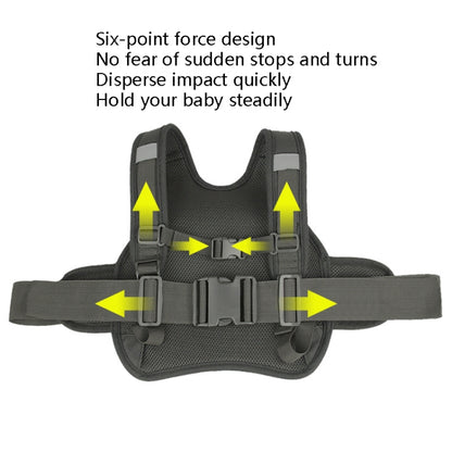 MTBD1063 Electric Motorcycle Seat Belt Child Seat Belt Baby Strap, Black, Red, Blue, Yellow