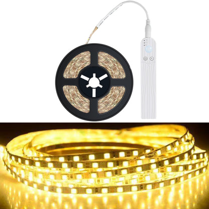 LED Battery Box Light Strip Intelligent Induction Dimming Soft Light Strip Drip Waterproof Cabinet Light Tape, 0.5m, 1m, 2m, 3m
