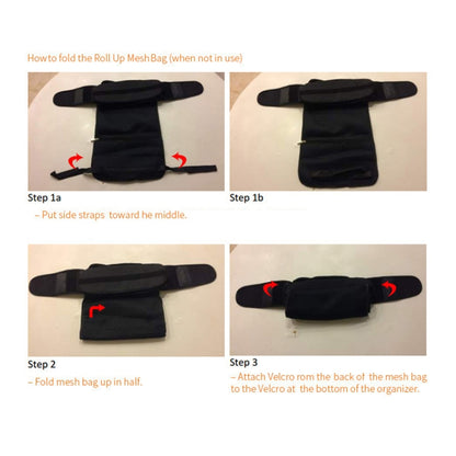 Baby Stroller Storage Hanging Bag Large Capacity Storage Bag Foldable Storage Basket Hanging Bag, Stroller Storage Bag