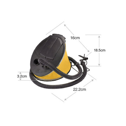 3L Foot Pump Foot-Operated Inflatable Pump for Inflatable Bed / Swimming Ring / Kayak, Foot-Operated Inflatable Pump