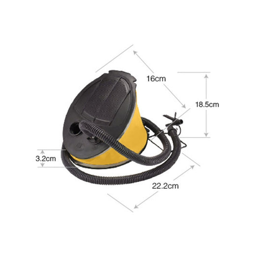 3L Foot Pump Foot-Operated Inflatable Pump for Inflatable Bed / Swimming Ring / Kayak, Foot-Operated Inflatable Pump