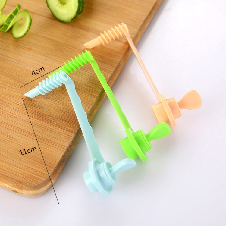 Carrot Spiral Slicer Vegetable Potato Cutter, Carrot Spiral Slicer (Blue)