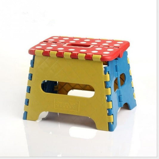 Portable Thick Plastic Kids folding Stool Outdoor Activity Tool Home Traveling Necessity, Color Random Delivery, Folding Stool