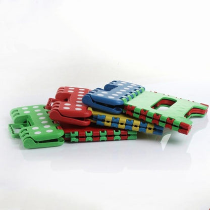 Portable Thick Plastic Kids folding Stool Outdoor Activity Tool Home Traveling Necessity, Color Random Delivery, Folding Stool